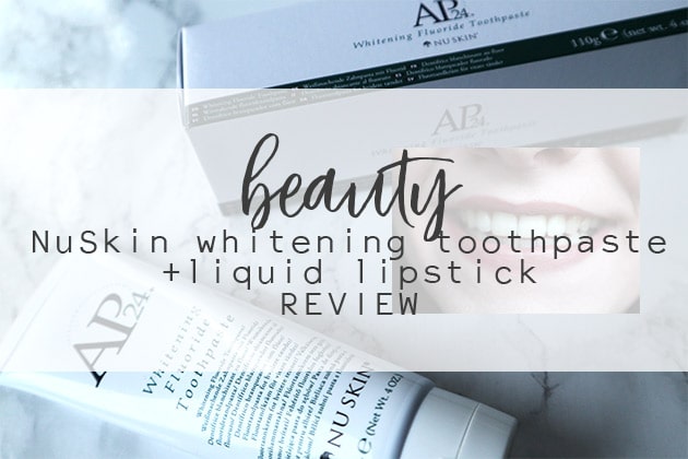 panel Flourish råb op Beauty | NuSkin AP24 Whitening Tandpasta | REVIEW - RositaElise